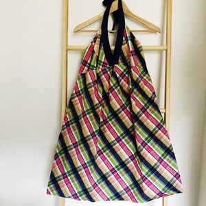Lily Pulitzer Plaid Halter Top Dress